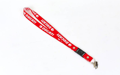 Шнурок для ключів на шию DUCATI SP-Sport M-4559-12 50см червоний