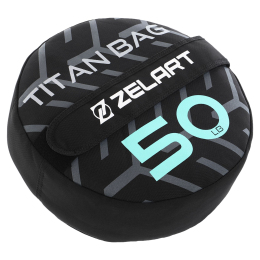 Мешок для кроссфита и фитнеса без наполнителя Zelart FI-9657-50LB максимальная нагрузка 50LB(22,7кг) черный