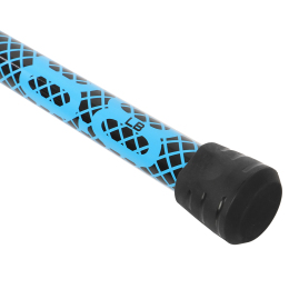 Палка гімнастична 3-х секційна Бодібар Body Bar Zelart FI-9994-4 вага 4кг чорний-блакитний