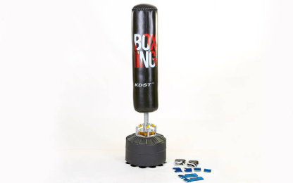 Мішок боксерський підлоговий водоналивний BOXING BO-7063 висота 170см чорний