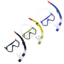 Набір для плавання маски з трубкою Zelart M166-SN52-PVC кольори в асортименті
