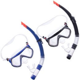 Набір для плавання маски з трубкою Zelart M166-SN52-SIL кольори в асортименті