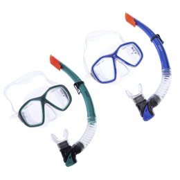 Набір для плавання маски з трубкою Zelart M276-SN120-PVC кольори в асортименті