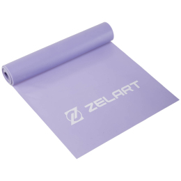 Лента эластичная для фитнеса и йоги Zelart FI-7796-1 фиолетовый