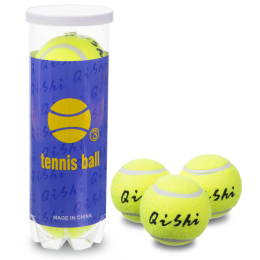 М'яч для великого тенісу TELOON QISHI T716P3 3шт салатовий