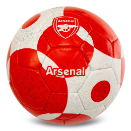 М'яч футбольний BALLONSTAR ARSENAL FB-7582 №5 PU червоний-білий