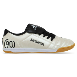 Взуття для футзалу чоловіче ZUSHUNDA 6029-1 розмір 39-45 білий-чорний
