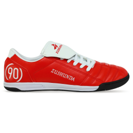 Взуття для футзалу чоловіче ZUSHUNDA 6029-4 розмір 39-45 червоний-білий