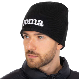 Шапка зимняя мужская двухсторонняя Joma 400056-100 черный