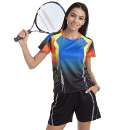 Комплект одягу для тенісу жіноча футболка та шорти Lingo LD-1817B S-3XL кольори в асортименті
