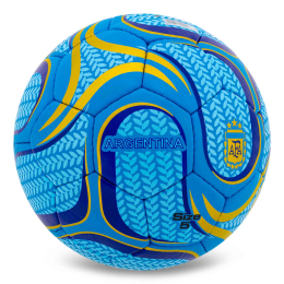 Мяч футбольный BALLONSTAR ARGENTINA FB-00324 №5 PU синий-голубой