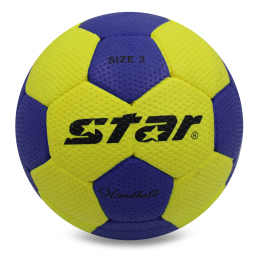Мяч для гандбола STAR Outdoor JMC003 №3 PU синий-желтый