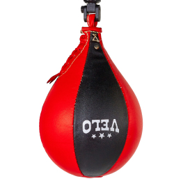 Груша боксерская пневматическая VELO ULI-8002 28x17см черный-красный