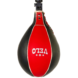 Груша боксерская пневматическая VELO ULI-8004 28x17см черный-красный