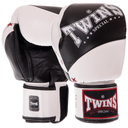 Боксерські рукавиці шкіряні TWINS BGVL10 VELCRO 10-14oz кольори в асортименті