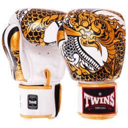 Боксерські рукавиці шкіряні TWINS NAGAS FBGVL3-52 10-14унцій кольори в асортименті