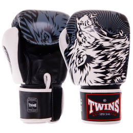 Боксерські рукавиці шкіряні TWINS FBGVL3-50 WOLF 10-14oz кольори в асортименті