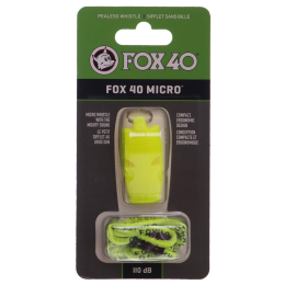 Свисток судейский пластиковый WHISTLE MICRO SAFETY FOX40-9513 цвета в ассортименте