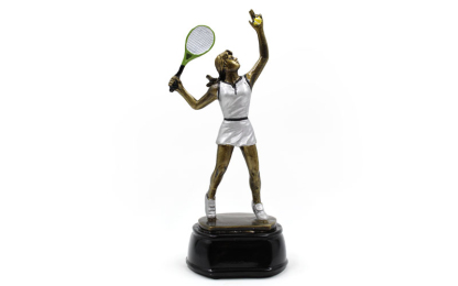 Статуэтка наградная спортивная Большой теннис женский SP-Sport C-2688-B11
