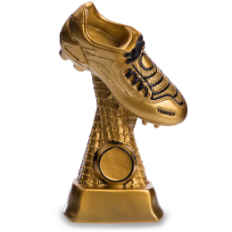 Статуэтка наградная спортивная Футбол Бутса золотая SP-Sport C-1259-B5