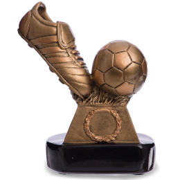 Статуетка нагородна спортивна Футбол Бутса з м'ячем SP-Sport C-4105-B