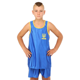 Форма для боксу дитяча UKRAINE SPORT CO-8941 S-XL кольори в асортименті