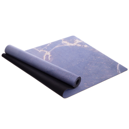Коврик для йоги Замшевый Record FI-3391-6 размер 183x61x0,3см синий