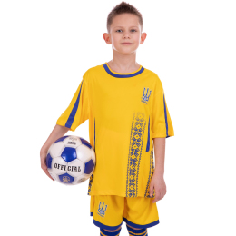 Форма футбольная детская с символикой сборной УКРАИНА ЧМ 2018 SP-Sport CO-3900-UKR-18 XS-XL цвета в ассортименте