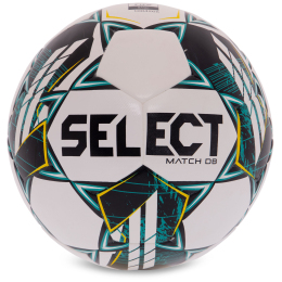 М'яч футбольний SELECT MATCH DB V23 MATCH-WG №5 білий-зелений