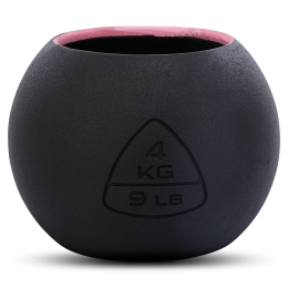 Гиря-дзвін чавунна пофарбована BALL BELL LiveUp LP8047-9LB вага 4кг чорний
