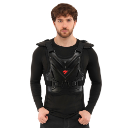 Мотопанцирь для защиты спины и груди SP-Sport MS-4947 черный