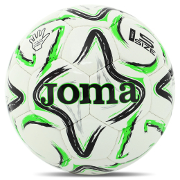 М'яч футбольний Joma EGEO II 401413-117-T5 №5 PU білий-зелений