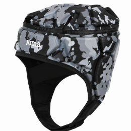 Шлем защитный мягкий для игры в регби Joma PROTECT 400704-110 M-L черный-серый