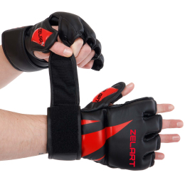 Перчатки для смешанных единоборств MMA Zelart BO-8355 M-XL цвета в ассортименте