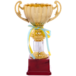 Кубок спортивный с ручками SP-Sport C-057A высота 26,5см золотой