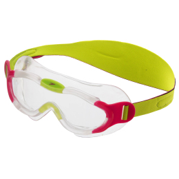 Очки-маска для плавания детская SPEEDO SEA SQUAD MASK 8087638028 розовый-зеленый