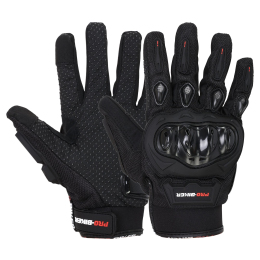 Мотоперчатки короткие для города с защитой PRO BIKER MCS-01F M-XL черный
