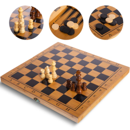 Набор настольных игр 3 в 1 SP-Sport B-3135 шахматы, шашки, нарды