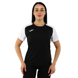 Футболка жіноча Joma ACADEMY IV 901335-102 XS-L чорний-білий