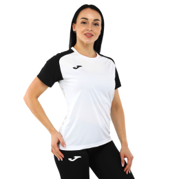 Футболка жіноча Joma ACADEMY IV 901335-201 XS-L білий-чорний