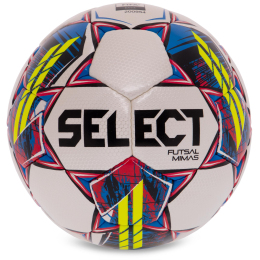Мяч для футзала SELECT FUTSAL MIMAS V22 Z-MIMAS-WY №4 белый-желтый