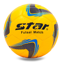 Мяч для футзала STAR JMT03501 №4 PU клееный желтый