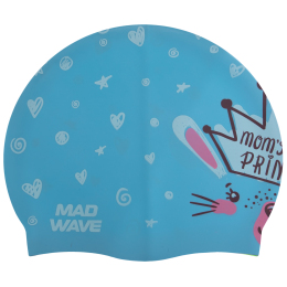 Шапочка для плавания детская MadWave Junior LITTLE BUNNY M057913 цвета в ассортименте
