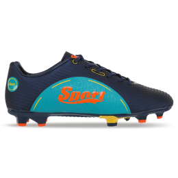 Бутсы футбольная обувь SPORT SG-301041-5 размер 40-45 темно-синий-оранжевый