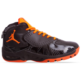 Кроссовки баскетбольные Jordan OB-935-4 размер 41-45 черный-оранжевый