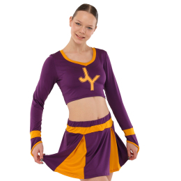 Сукня для чирлідингу з довгим рукавом SP-Sport CO-062 розмір XS-3XL кольори в асортименті