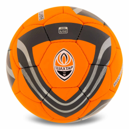 М'яч футбольний BALLONSTAR ШАХТЕР-ДОНЕЦЬК FB-5173 №5 PU помаранчевий-чорний