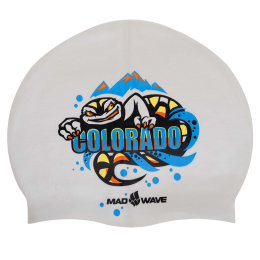 Шапочка для плавання MadWave COLORADO M055838 срібний