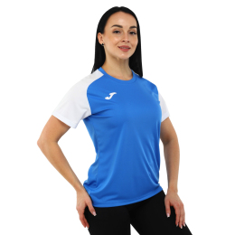 Футболка жіноча Joma ACADEMY IV 901335-702 XS-L синій-білий
