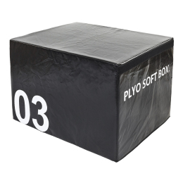 Бокс пліометричний м'який Zelart SOFT PLYOMETRIC BOXES FI-5334-3 1шт 60см чорний